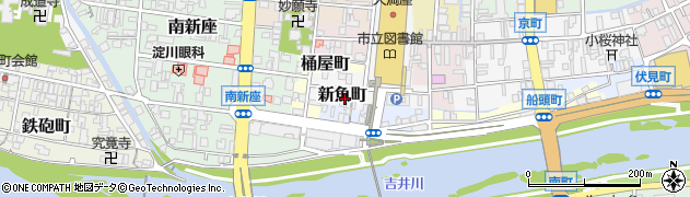 岡山県津山市新魚町10周辺の地図