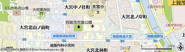 京都府京都市北区大宮東総門口町12周辺の地図