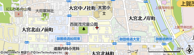 京都府京都市北区大宮東総門口町11周辺の地図
