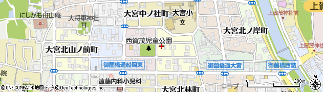 京都府京都市北区大宮東総門口町9周辺の地図