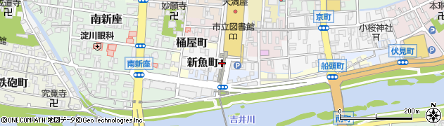 岡山県津山市新魚町15周辺の地図