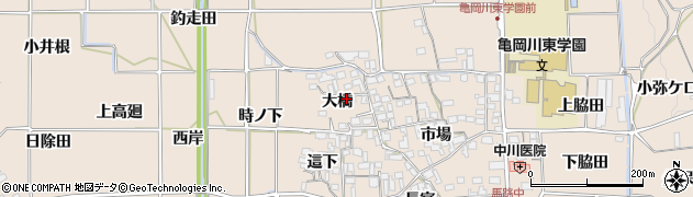 京都府亀岡市馬路町（大橋）周辺の地図