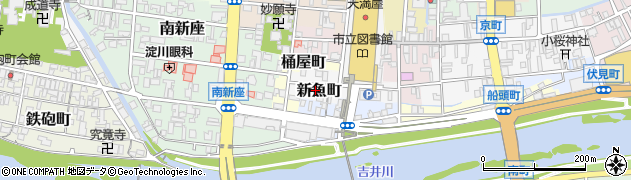 岡山県津山市新魚町8周辺の地図