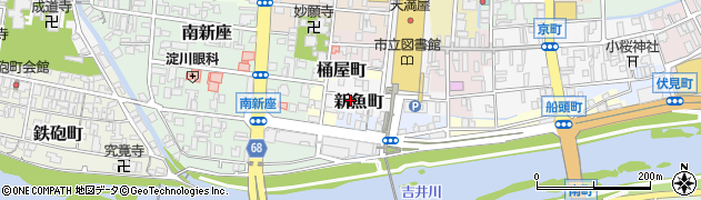 岡山県津山市新魚町7周辺の地図