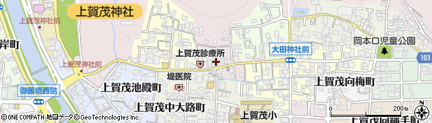 京都府京都市北区上賀茂藤ノ木町25周辺の地図