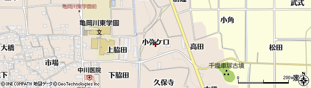 京都府亀岡市馬路町（小弥ケ口）周辺の地図