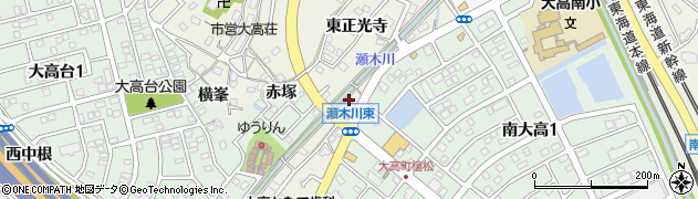 愛知県名古屋市緑区大高町洞之腰周辺の地図