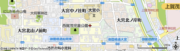 京都府京都市北区大宮東総門口町8周辺の地図