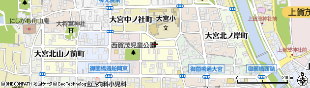 京都府京都市北区大宮東総門口町4周辺の地図