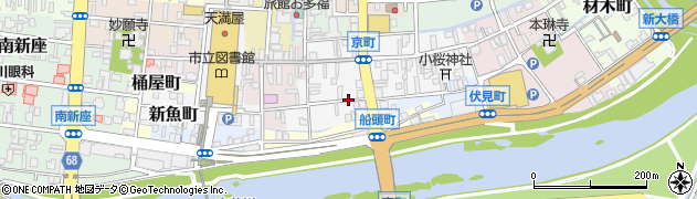 岡山県津山市小性町周辺の地図