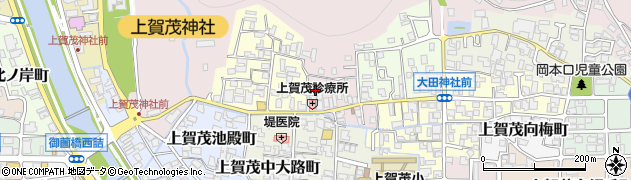 京都府京都市北区上賀茂藤ノ木町20周辺の地図