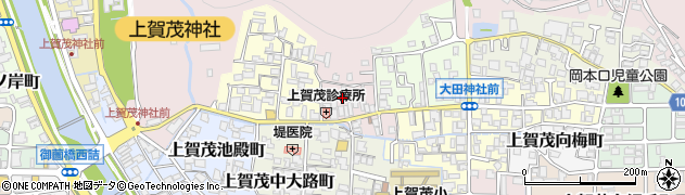 京都府京都市北区上賀茂藤ノ木町17周辺の地図