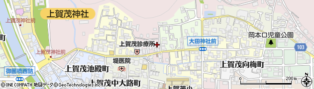 京都府京都市北区上賀茂藤ノ木町14周辺の地図
