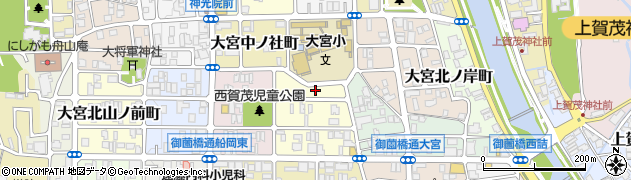 京都府京都市北区大宮東総門口町5周辺の地図