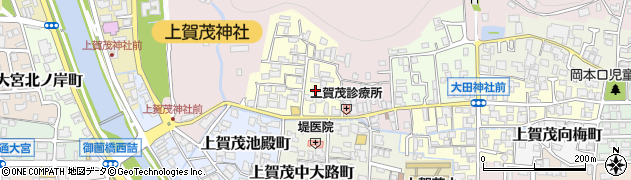 京都府京都市北区上賀茂山本町46周辺の地図