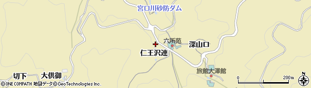 愛知県豊田市坂上町（仁王沢連）周辺の地図