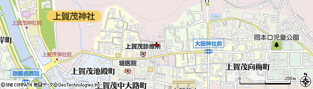 京都府京都市北区上賀茂藤ノ木町周辺の地図