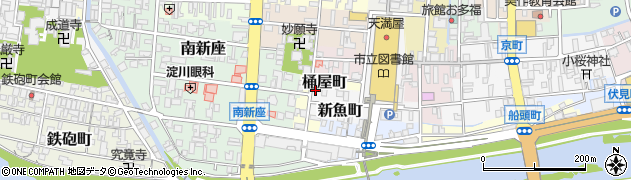 岡山県津山市桶屋町14周辺の地図