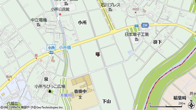 〒470-1101 愛知県豊明市沓掛町の地図