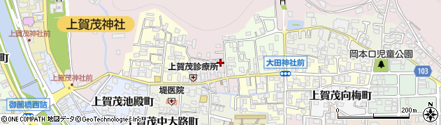 京都府京都市北区上賀茂藤ノ木町13周辺の地図
