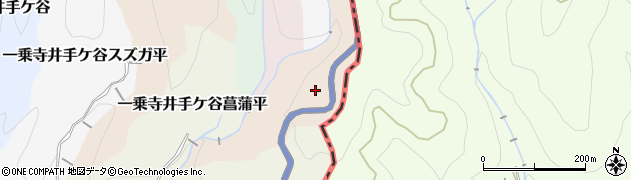 京都府京都市左京区一乗寺勢ケ谷周辺の地図
