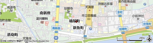 岡山県津山市桶屋町10周辺の地図