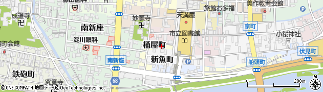 岡山県津山市桶屋町8周辺の地図
