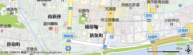 岡山県津山市桶屋町7周辺の地図
