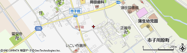 滋賀県東近江市市子殿町239周辺の地図