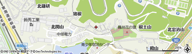 愛知県名古屋市緑区大高町猪根周辺の地図
