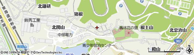 愛知県名古屋市緑区大高町（猪根）周辺の地図