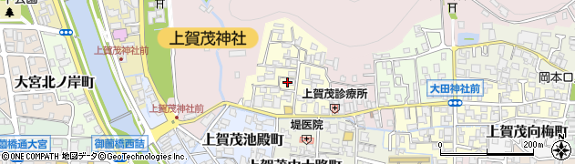 京都府京都市北区上賀茂山本町16周辺の地図