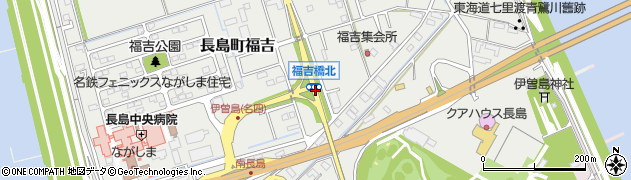 福吉橋北周辺の地図