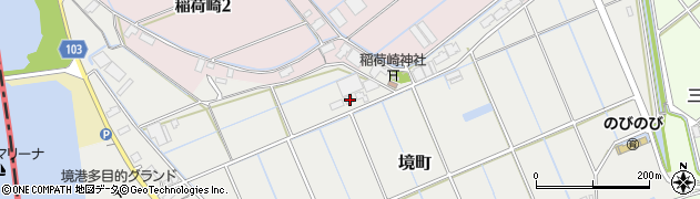 愛知県弥富市境町80周辺の地図