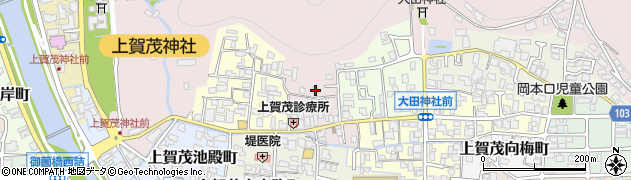 京都府京都市北区上賀茂藤ノ木町6周辺の地図