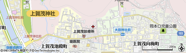 京都府京都市北区上賀茂藤ノ木町8周辺の地図