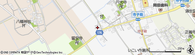滋賀県東近江市市子殿町425周辺の地図