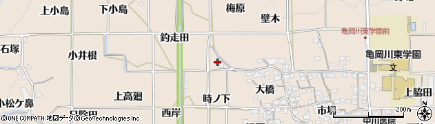 京都府亀岡市馬路町釣走田周辺の地図