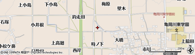京都府亀岡市馬路町（釣走田）周辺の地図