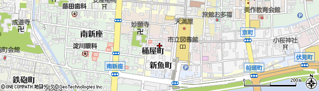 岡山県津山市新職人町19周辺の地図
