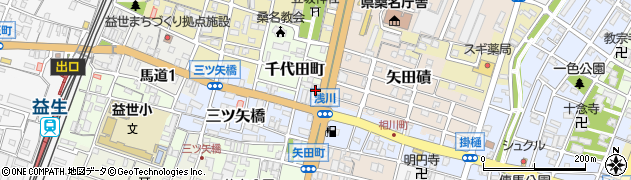 スクールＩＥ桑名中央校周辺の地図