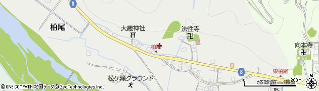 兵庫県神河町（神崎郡）柏尾周辺の地図
