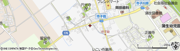 滋賀県東近江市市子殿町325周辺の地図
