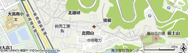 愛知県名古屋市緑区大高町（北関山）周辺の地図