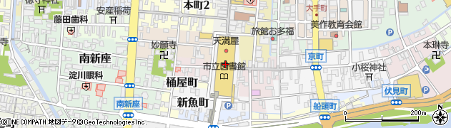アルネ・津山天満屋津山店周辺の地図