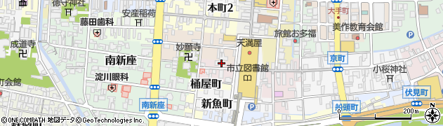 岡山県津山市新職人町6周辺の地図