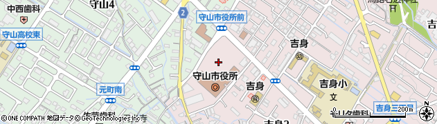 守山市役所総務部　人事課周辺の地図