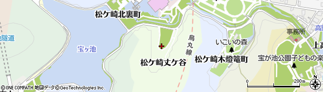 京都府京都市左京区松ケ崎丈ケ谷周辺の地図