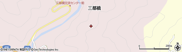 愛知県設楽町（北設楽郡）三都橋（井ノ上）周辺の地図