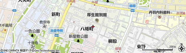 三重県桑名市八幡町周辺の地図
